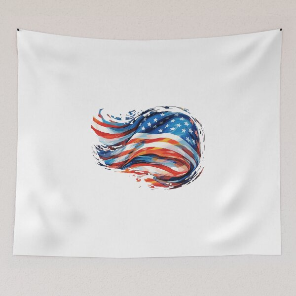 Item preview, United States of America Flag designed and sold by Creative-Flo.