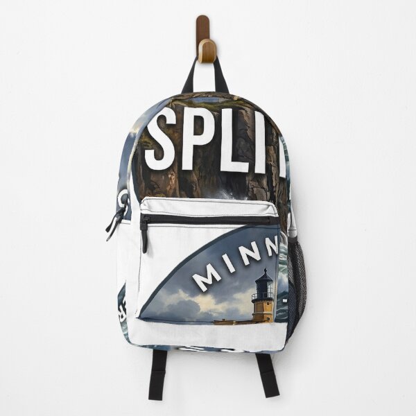 Item preview, Split Rock Lighthouse Minnesota Storm Waves Round Badge Sticker designed and sold by DetourDgn.