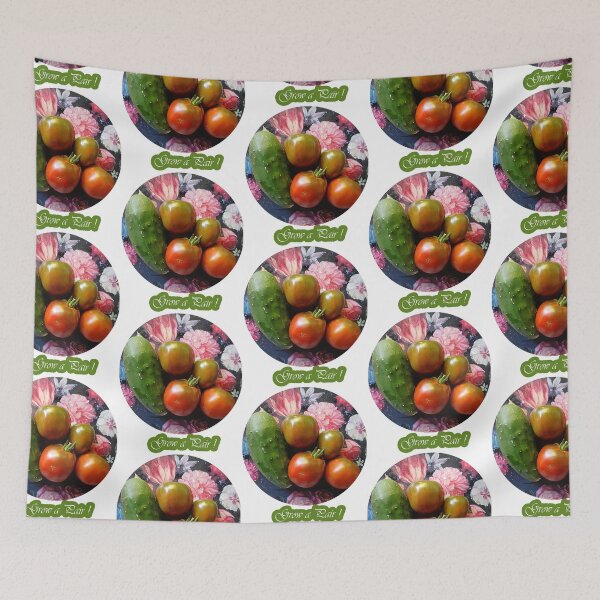 Item preview, Funny Homegrown Vegetables Grow a pair quote designed and sold by Anne Londez Studio.