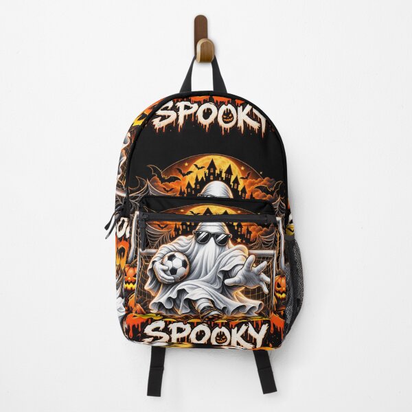 Item preview, Spooky Soccer Ghost Halloween – Funny Soccer Sports Design designed and sold by PolgaCraft.