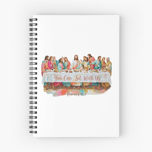 Item preview, You Can Sit With Us Last Supper Romans 15:7 designed and sold by ArtbySunRaeer.