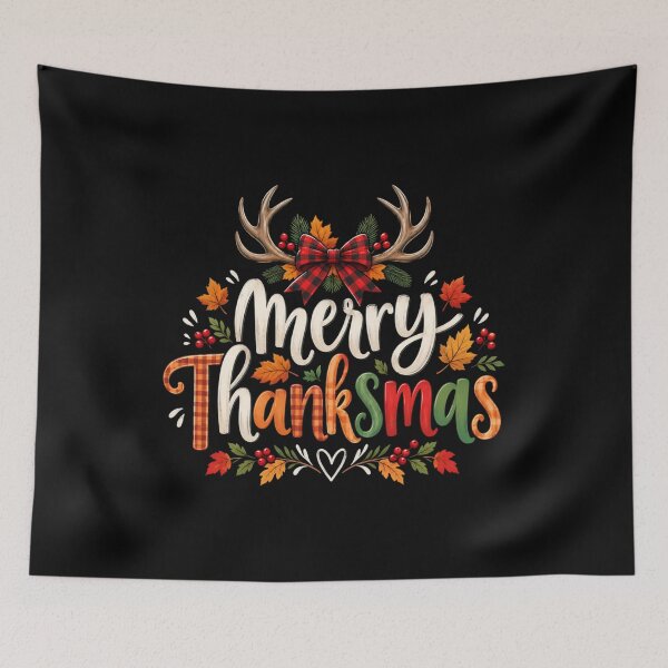 Item preview, Autumn and Christmas Lettering with Antlers designed and sold by LakenDraphil.