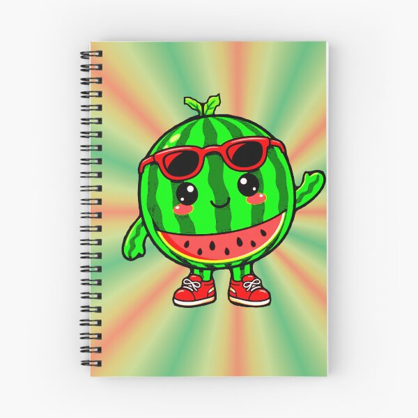 Item preview, Kawaii Watermelon with Sunglasses - Cool and Fun Summer designed and sold by AstronautMerch.