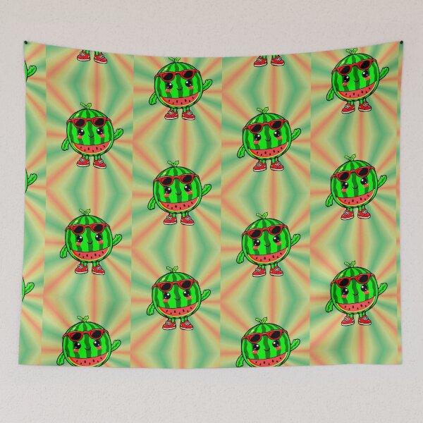 Item preview, Kawaii Watermelon with Sunglasses - Cool and Fun Summer designed and sold by AstronautMerch.
