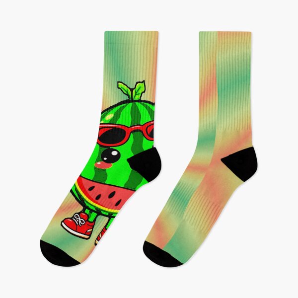Item preview, Kawaii Watermelon with Sunglasses - Cool and Fun Summer designed and sold by AstronautMerch.