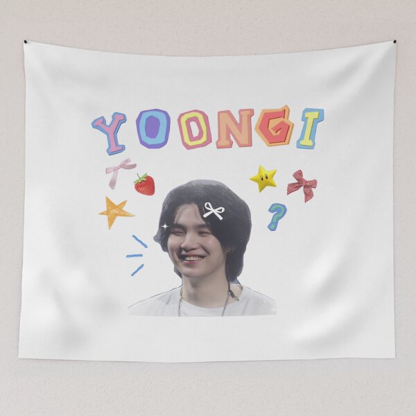 Item preview, ​Suga BTS Yoongi Soft Kpop Coquette Design designed and sold by Mooncreates7.
