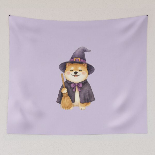 Item preview, Cute Shiba Inu Witch , Halloween Dog Wizard Design designed and sold by QuicksandCase.