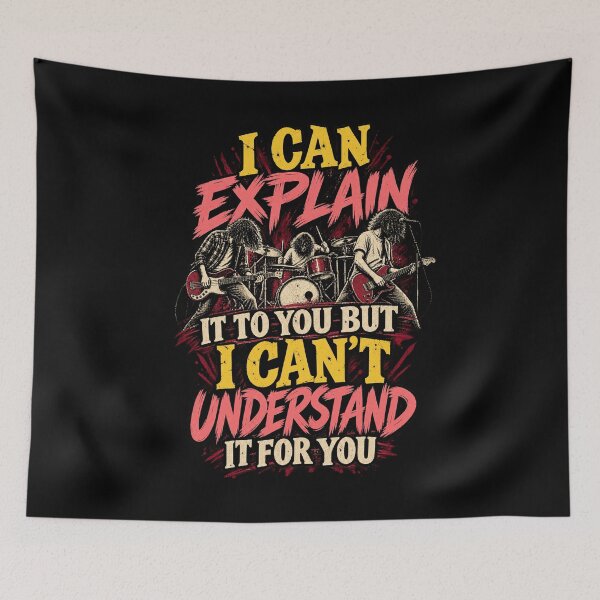 Item preview, I Can Explain It To You Classic Rock Band Sarcastic Music Humor designed and sold by RonHeller.