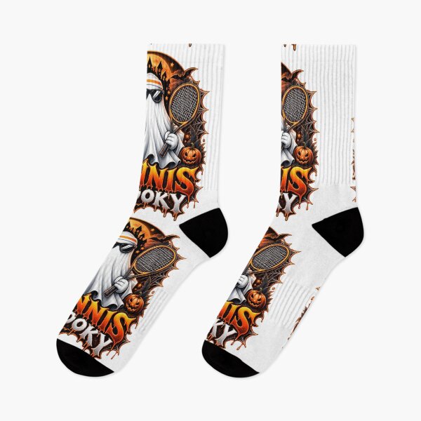 Item preview, Halloween Spooky Tennis Ghost – Funny Tennis Player Design designed and sold by PolgaCraft.
