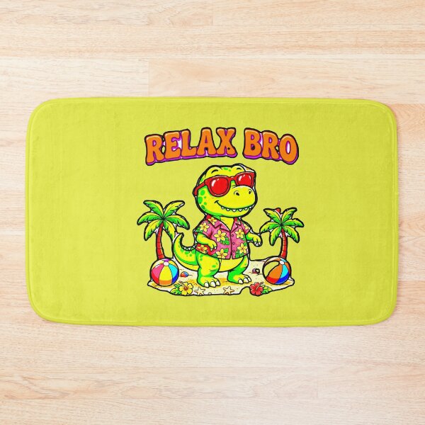Item preview, Dinosaur Relax Bro - Summer Beach Vacation Fun designed and sold by AstronautMerch.