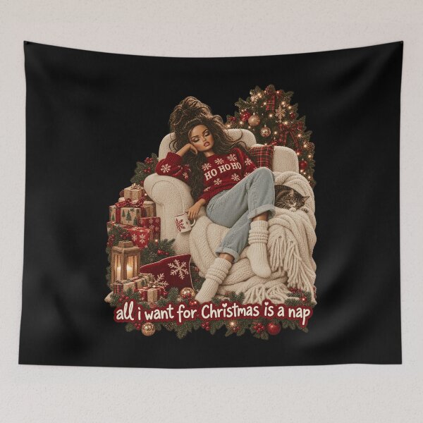 Item preview, Funny Christmas All I Want For Christmas Is A Nap designed and sold by RonHeller.