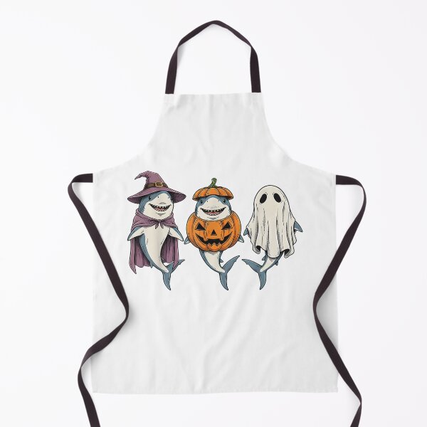Item preview, Spooky Ghost Shark Lover Pumpkin Halloween designed and sold by TiaraHans.