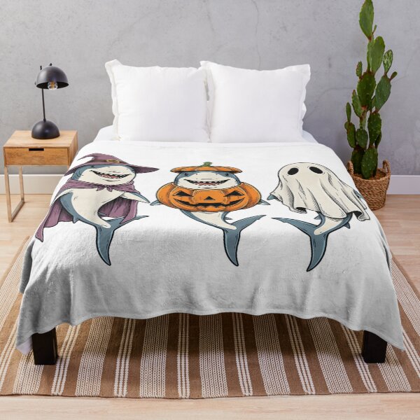 Item preview, Spooky Ghost Shark Lover Pumpkin Halloween designed and sold by TiaraHans.