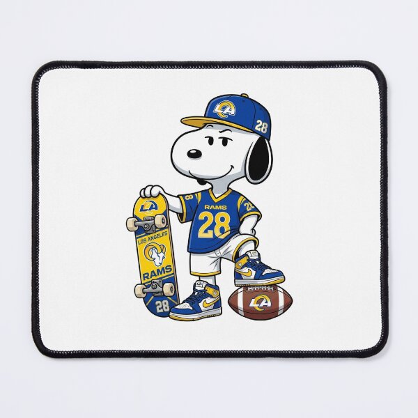 Item preview, Snoopy Los Angeles Football Skater Fan Art designed and sold by gaygamonzo.