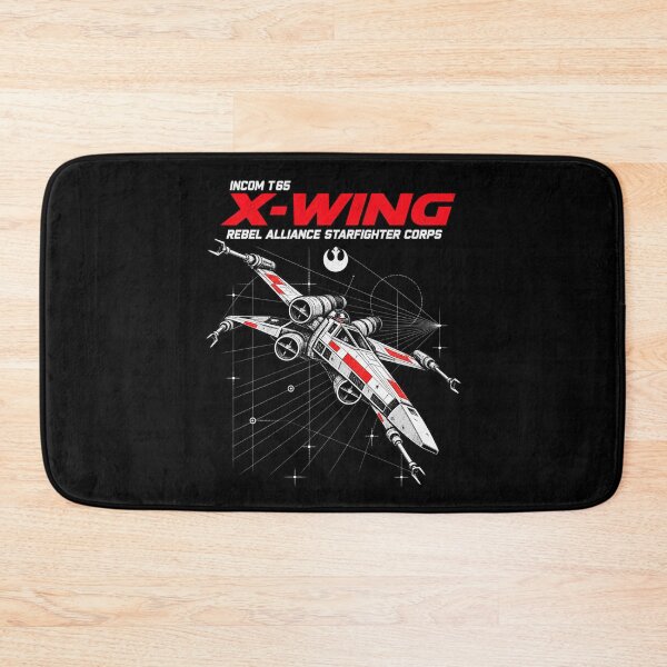 Item preview, Retro Sci Fi Space Fighter Jet Blueprint Vintage Spaceship Graphic designed and sold by RonHeller.