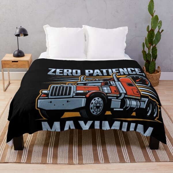 Item preview, Zero Patience Maximum Horsepower Trucker Big Rig designed and sold by YASSINE HZ.