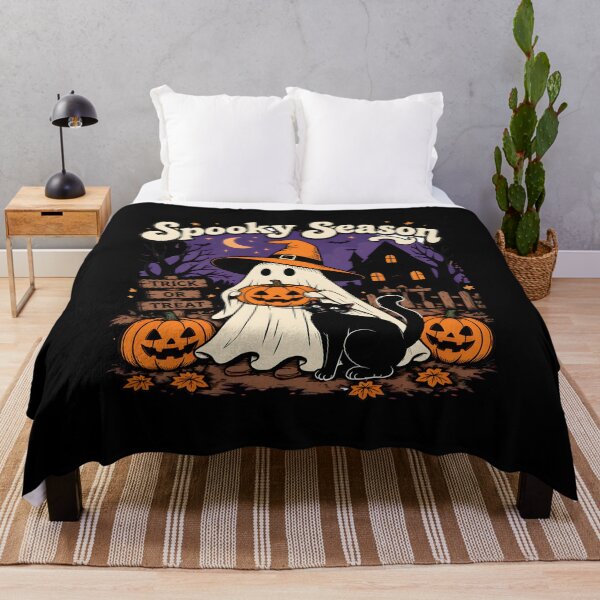 Item preview, Spooky Season Ghost Halloween Art designed and sold by OlyvieArt.