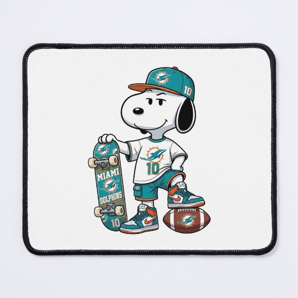 Item preview, Snoopy Miami Football Skater Fan Art designed and sold by gaygamonzo.