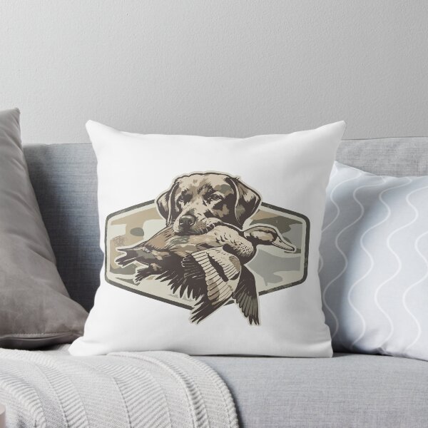 Item preview, Retriever Dog Carrying Duck Vintage Hunting Art designed and sold by ArtbySunRaeer.
