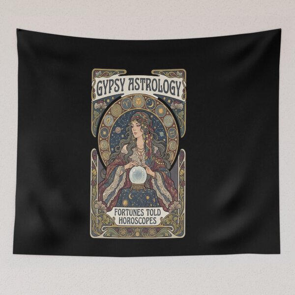 Item preview, Vintage Gypsy Astrology  | Alphonse Mucha designed and sold by nnghi902.