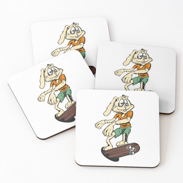 Item preview, Cool Rabbit on a skateboard designed and sold by Creative-Flo.