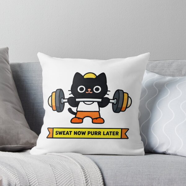 Item preview, Gym Black Cat Heavy Lifting designed and sold by Arc2020.