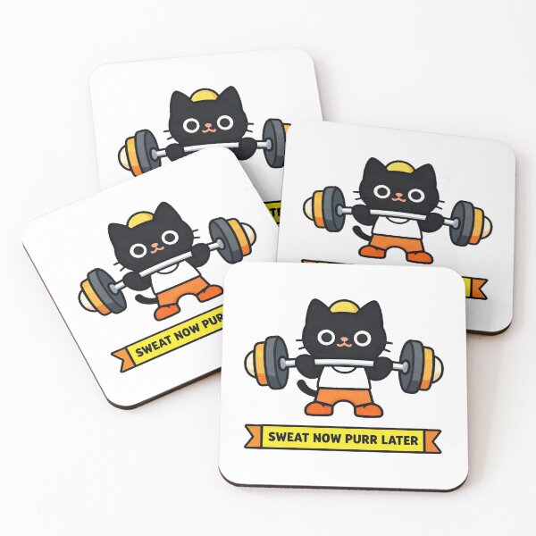 Item preview, Gym Black Cat Heavy Lifting designed and sold by Arc2020.