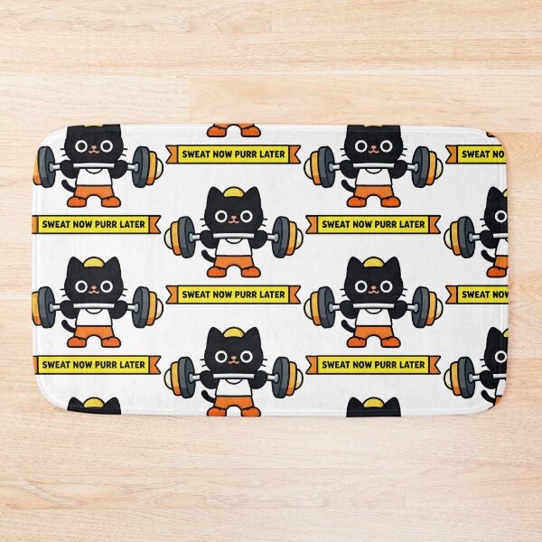 Item preview, Gym Black Cat Heavy Lifting designed and sold by Arc2020.