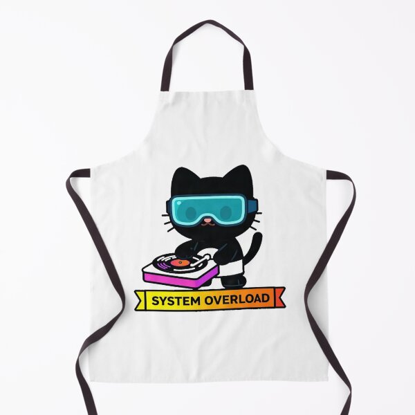 Item preview, Cyberpunk Gamer Black Cat DJ designed and sold by Arc2020.