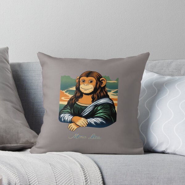 Item preview, Mona Lisa Monkey Art Parody Chimpanzee Da Vinci-42 designed and sold by KirstenHofman.