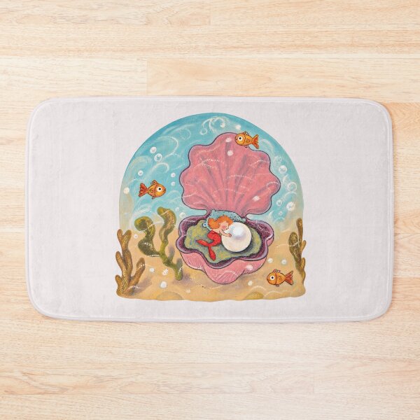 Item preview, Mermaid Resting Inside Pearl Shell designed and sold by VioletTX43.