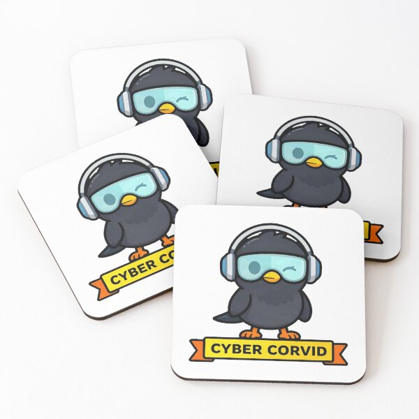 Item preview, Futuristic Cyberpunk Crow Glitch Hacker designed and sold by Arc2020.