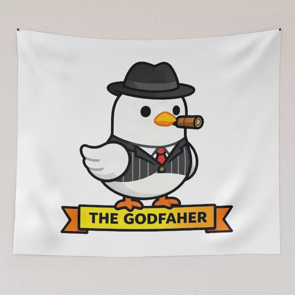 Item preview, Mafia Pigeon Crime Boss Funny designed and sold by Arc2020.