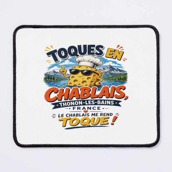Item preview, Toques en Chablais Thonon-les-Bains French Cheese Chef Lake Geneva T-Shirt designed and sold by Sushikidsntoddlers.