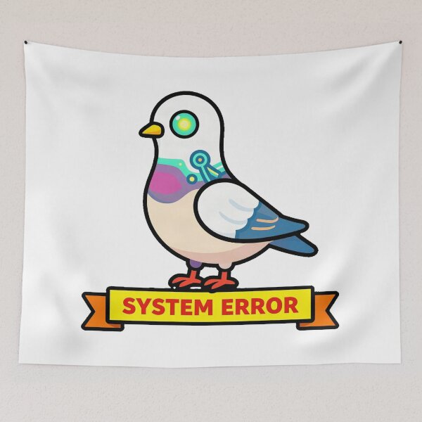 Item preview, Cyberpunk Pigeon Futuristic Neon designed and sold by Arc2020.
