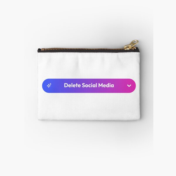 Item preview, Digital Detox – Delete Social Media Unplug Button designed and sold by AnnSign.