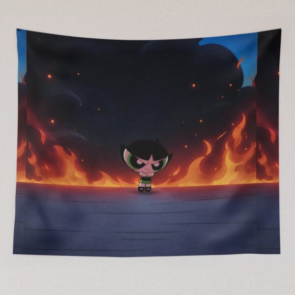 Item preview, Fierce Green Heroine Dark Explosive Background - Unstoppable Attitude designed and sold by Billy Morfo™.