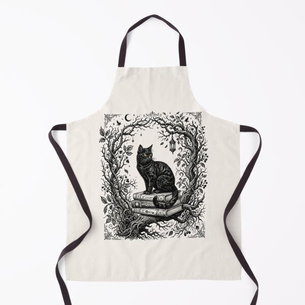 Item preview, Black Cat And Books designed and sold by VibeInkDesign.