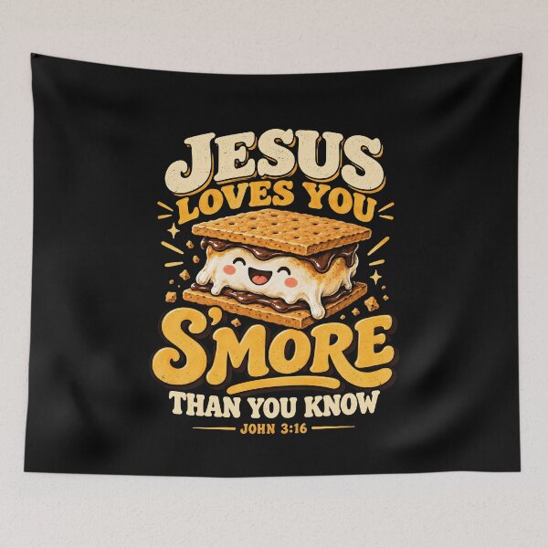 Item preview, Jesus Loves You S'More Than You Know John 3:16 designed and sold by Ajahakodoma.