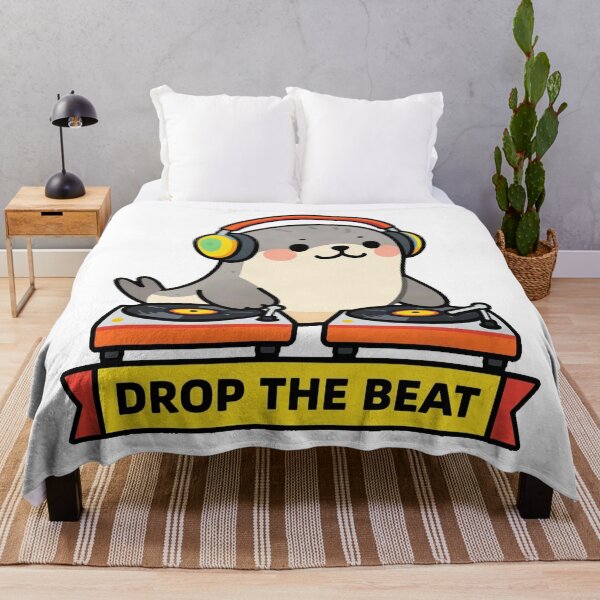 Item preview, Retro DJ Seal Party Beats designed and sold by Arc2020.