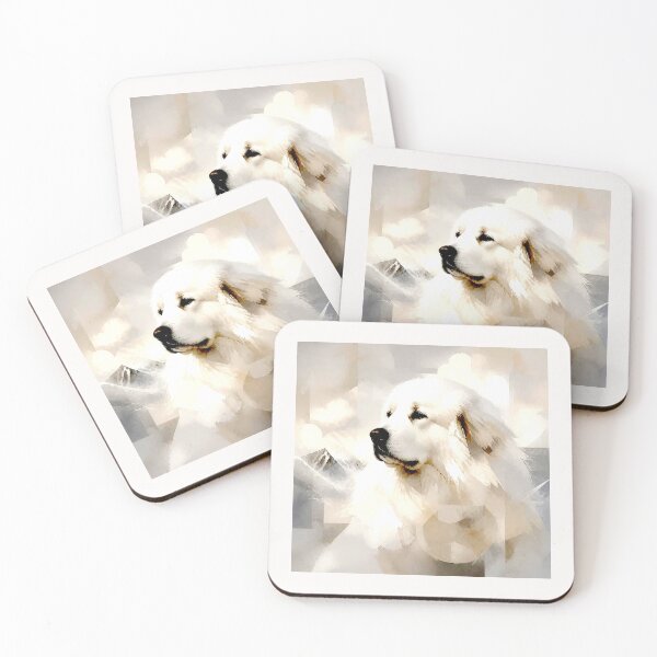 Item preview, A Contemporary Canine Study Great Pyrenees dog designed and sold by Helios Be. Lavsh.