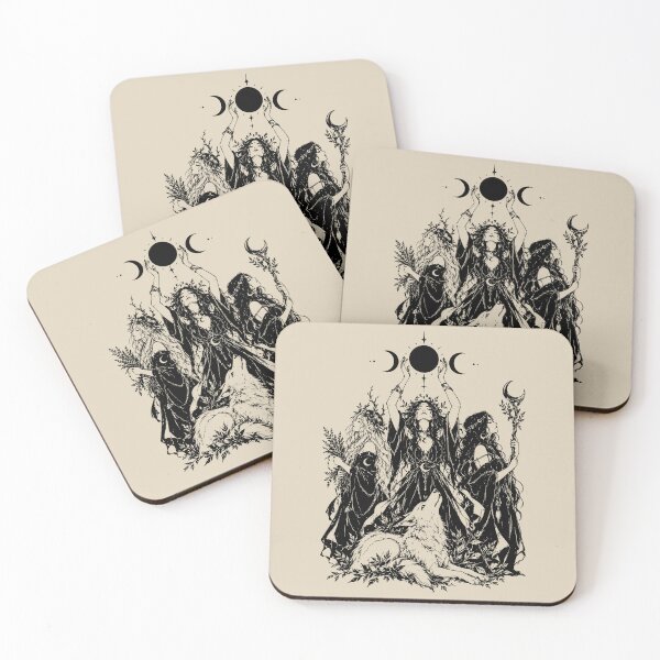 Item preview, Moonlit Coven and Howling Wolf designed and sold by bapupa.