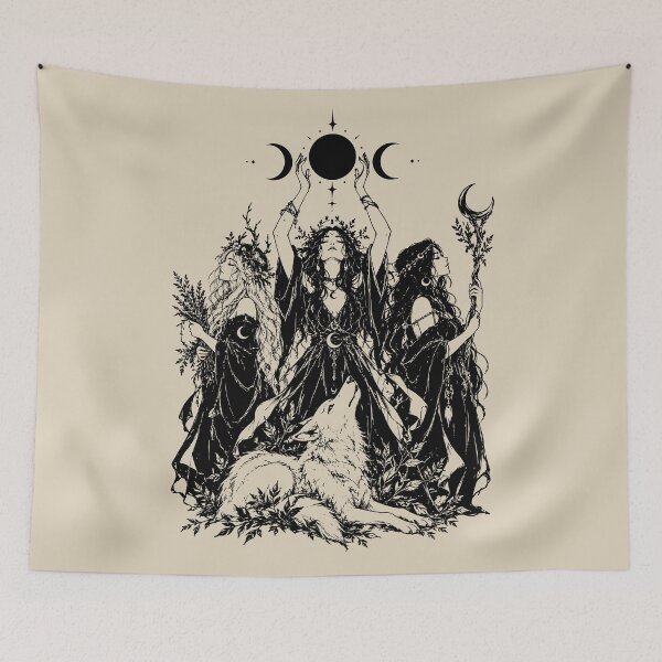 Item preview, Moonlit Coven and Howling Wolf designed and sold by bapupa.