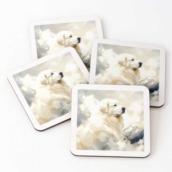Item preview, A Contemporary Canine Study Great Pyrenees dog #1 designed and sold by Helios Be. Lavsh.