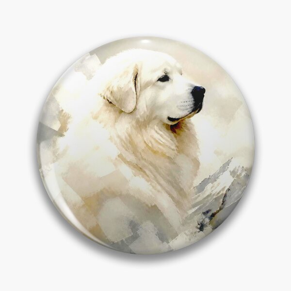 Item preview, A Contemporary Canine Study Great Pyrenees dog #1 designed and sold by Helios Be. Lavsh.