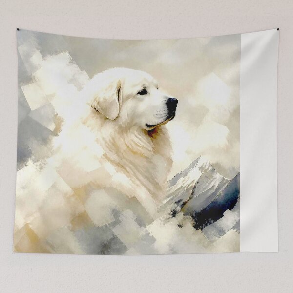 Item preview, A Contemporary Canine Study Great Pyrenees dog #1 designed and sold by Helios Be. Lavsh.