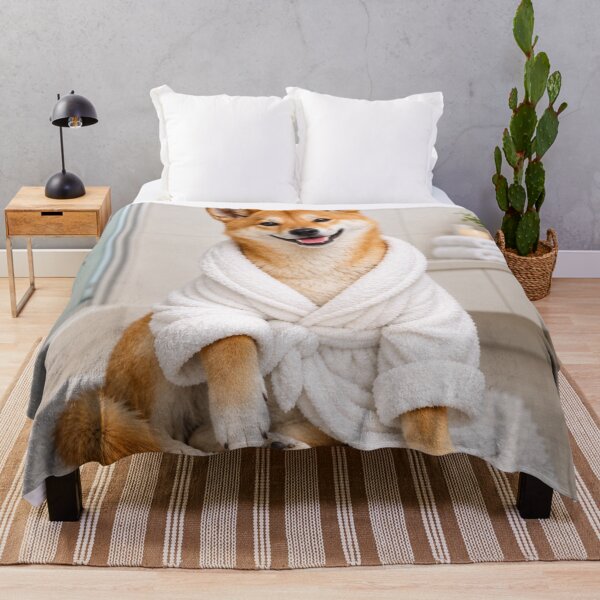 Item preview, Cozy Bathrobe Dingo designed and sold by Sillytoe.