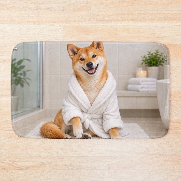 Item preview, Cozy Bathrobe Dingo designed and sold by Sillytoe.
