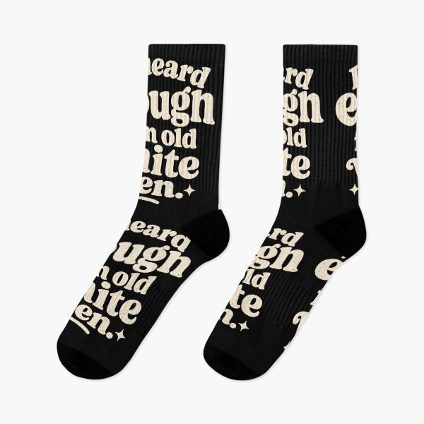 Item preview, Heard Enough Retro Political Statement Typography designed and sold by DariaDoodleArt.