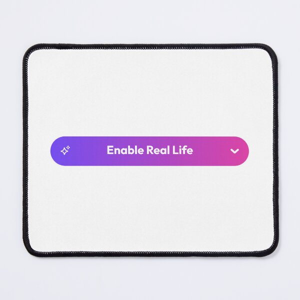 Item preview, Digital Detox – Enable Real Life Modern Button designed and sold by AnnSign.